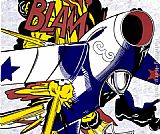 Roy Lichtenstein Famous Paintings - Blam